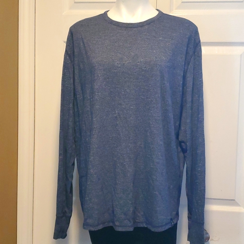 Lucky Brand Los Angeles Women's Blue Pullover Long Sleeve Shirt - Size XXL